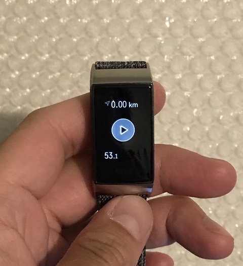 Fitbit Charge4 エクササイズ中は他の機能が使えない