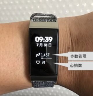 Fitbit Charge4_歩数管理_心拍数02