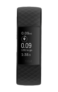 Fitbit Charge4 使い方_エクササイズとGPS_ペースと距離のリアルタイム表示