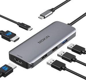 MOKiN 6in1 USB Cハブ ドッキングステーション