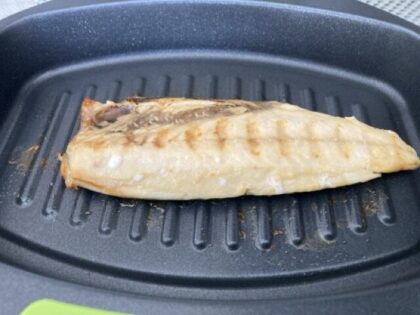レンジで焼ケールでサバを焼き魚にする調理手順
