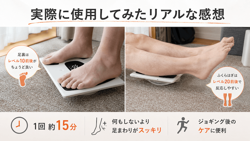 実際に使用してみたリアルな感想